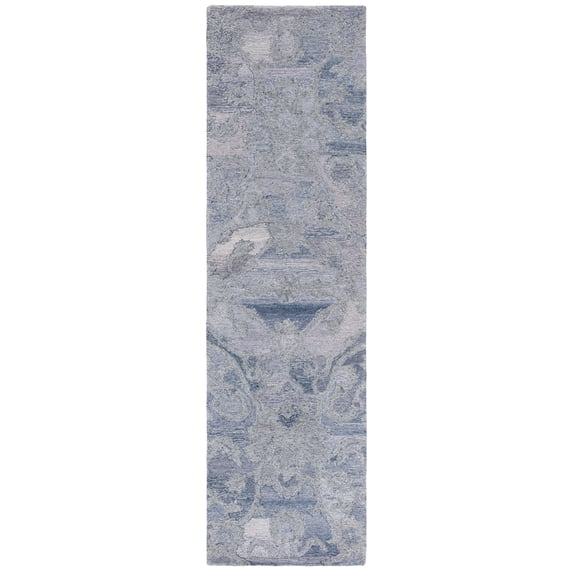SAFAVIEH Anatolia Jamaar Floral Runner Rug, Violet/Purple, 2'3" x 8'