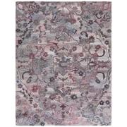 SAFAVIEH Anatolia Jerred Medallion Area Rug, Brown/Pink, 8' x 10'