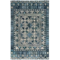 SAFAVIEH Anatolia Lucas Geometric Area Rug, Navy/Beige, 8' x 10'