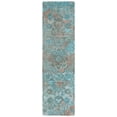 thumbnail image 1 of SAFAVIEH Anatolia Salome Medallion Runner Rug, Turquoise/Brown, 2'3" x 8', 1 of 7