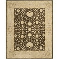 thumbnail image 1 of SAFAVIEH Anatolia Samuel Traditional Wool Area Rug, Chocolate/Ivory, 9' x 12', 1 of 2