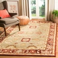 thumbnail image 1 of SAFAVIEH Anatolia Sherman Floral Wool Area Rug, Sage/Burgundy, 5' x 8', 1 of 8