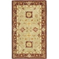 thumbnail image 1 of SAFAVIEH Anatolia Sherman Floral Wool Area Rug, Sage/Burgundy, 3' x 5', 1 of 9