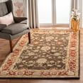 thumbnail image 1 of SAFAVIEH Anatolia Shirley Traditional Wool Area Rug, Olive/Rust, 6' x 6' Square, 1 of 9