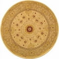 thumbnail image 1 of SAFAVIEH Anatolia Smith Traditional Wool Area Rug, Sand/Walnut, 4' x 4' Round, 1 of 10