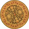 thumbnail image 1 of SAFAVIEH Anatolia Spencer Floral Area Rug, Charcoal/Red, 8' x 8' Round, 1 of 11