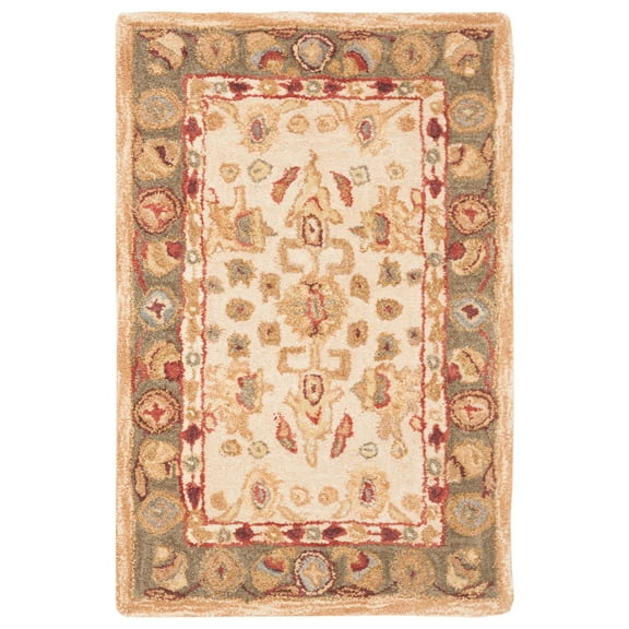 SAFAVIEH Anatolia Stacy Floral Area Rug, Ivory, 2' x 3'