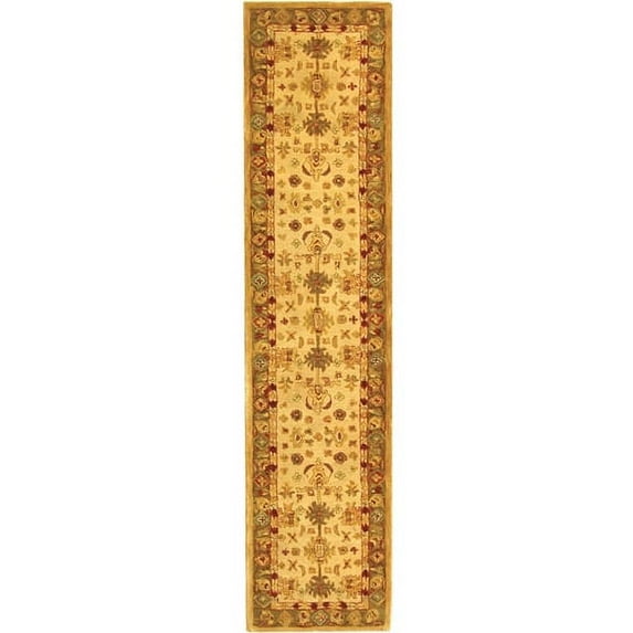 SAFAVIEH Anatolia Stacy Floral Runner Rug, Ivory, 2'3" x 8'