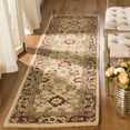 thumbnail image 1 of SAFAVIEH Anatolia Stella Traditional Wool Runner Rug, Ivory/Brown, 2'3" x 16', 1 of 9