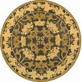 thumbnail image 1 of SAFAVIEH Anatolia Susan Floral Wool Area Rug, Navy/Sage, 6' x 6' Round, 1 of 7