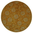 thumbnail image 1 of SAFAVIEH Anatolia Synthia Traditional Wool Area Rug, Gold/Blue, 8' x 8' Round, 1 of 3