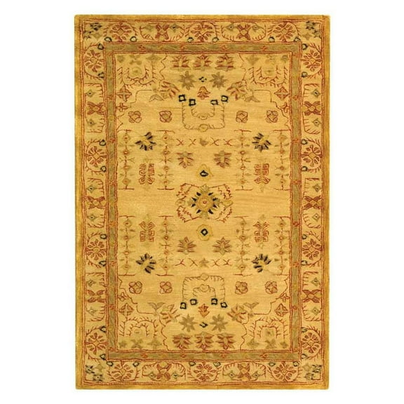 SAFAVIEH Anatolia Tamsen Floral Area Rug, Sand, 4' x 6'