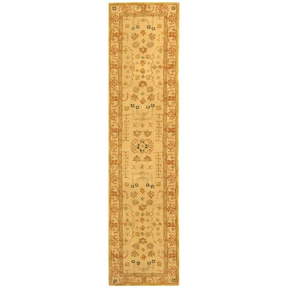 SAFAVIEH Anatolia Tamsen Floral Runner Rug, Sand, 2'3" x 14'