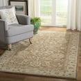 thumbnail image 1 of SAFAVIEH Anatolia Tracy Floral Wool Area Rug, Tan/Ivory, 8' x 10', 1 of 9
