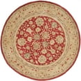 thumbnail image 1 of SAFAVIEH Anatolia Tracy Traditional Wool Area Rug, Red/Ivory, 6' x 6' Round, 1 of 9