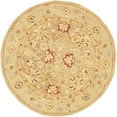 thumbnail image 1 of SAFAVIEH Anatolia Tracy Traditional Wool Area Rug, Tan/Ivory, 4' x 4' Round, 1 of 10