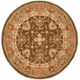 thumbnail image 1 of SAFAVIEH Anatolia Venice Traditional Wool Area Rug, Brown/Green, 4' x 4' Round, 1 of 4