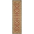thumbnail image 1 of SAFAVIEH Anatolia Venice Traditional Wool Runner Rug, Rust/Green, 2'3" x 10', 1 of 7