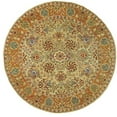 thumbnail image 1 of SAFAVIEH Anatolia Zelma Traditional Wool Area Rug, Green/Gold, 4' x 4' Round, 1 of 3