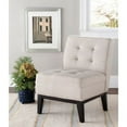 thumbnail image 1 of SAFAVIEH Angel Classic Farmhouse Armless Club Chair, Beige Linen, 1 of 5