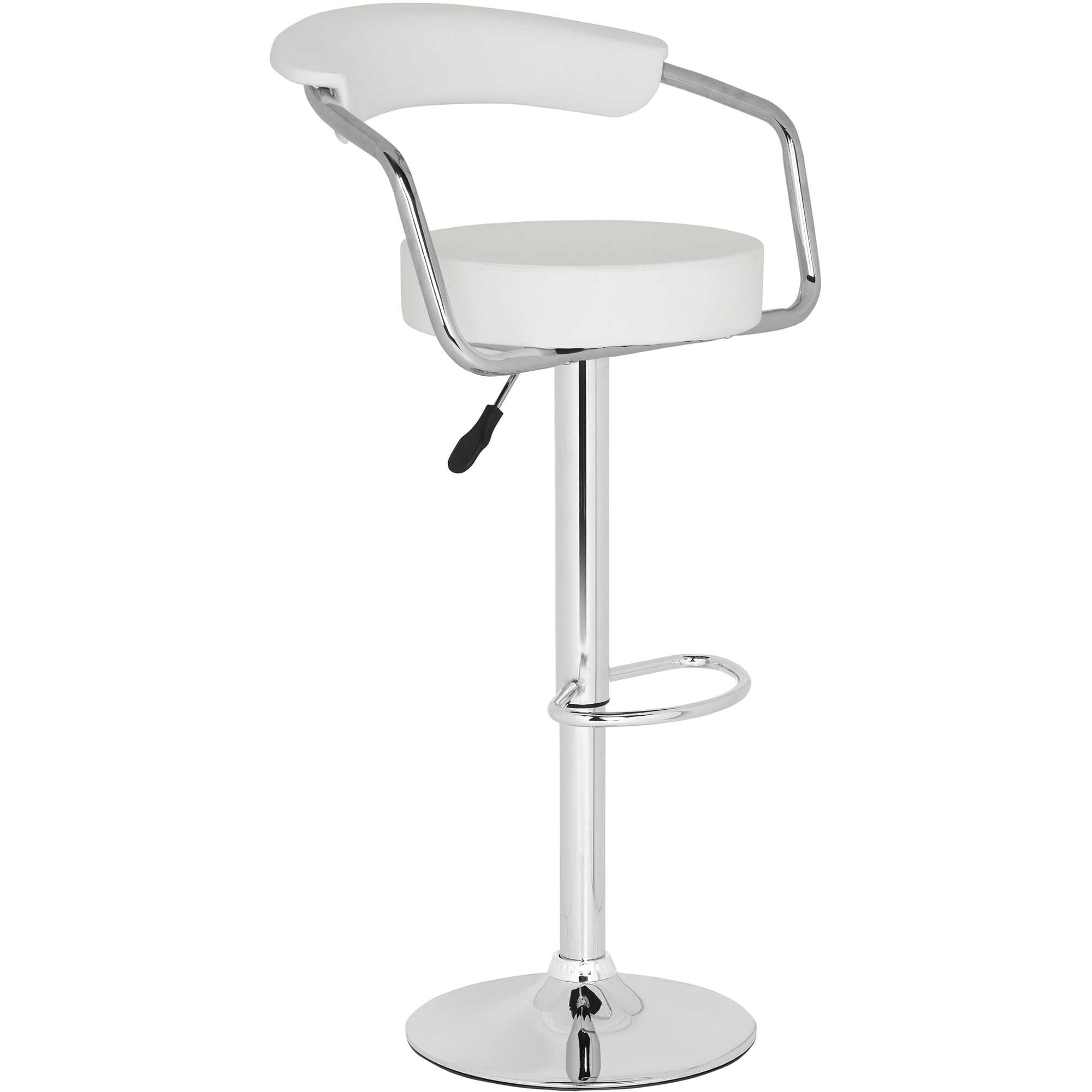 SAFAVIEH Angus Contemporary 39.4" Swivel Bar Stool, White