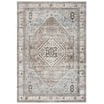 thumbnail image 1 of SAFAVIEH Antique Patina Dorris Medallion Polyester Area Rug, Blue/Beige, 4' x 5'7", 1 of 6