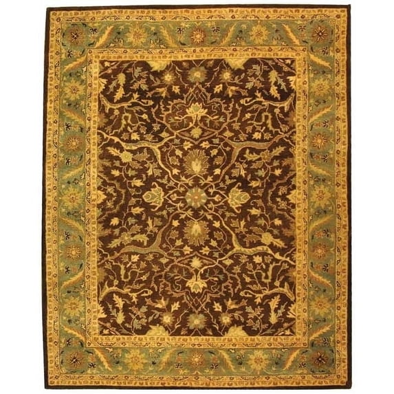 SAFAVIEH Antiquity AT14F Handmade Brown / Green Rug