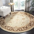thumbnail image 1 of Safavieh Antiquity Lilibeth Oriental Wool Area Rug, Green/Brown, 6' x 6' Round, 1 of 7