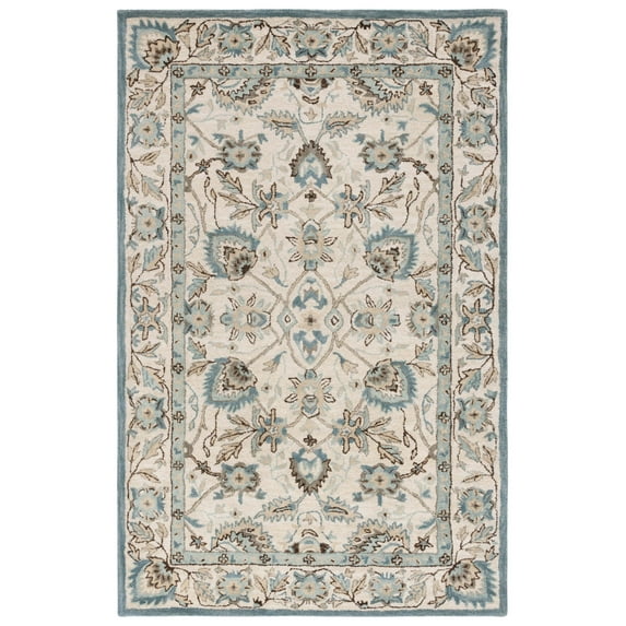 SAFAVIEH Antiquity Jaki Oriental Wool Area Rug, Peacock/Blue, 3' x 5'