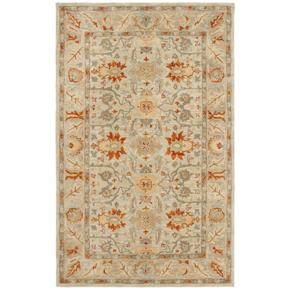SAFAVIEH Antiquity Aloysius Oriental Wool Area Rug, Beige/Multi, 6' x 9'