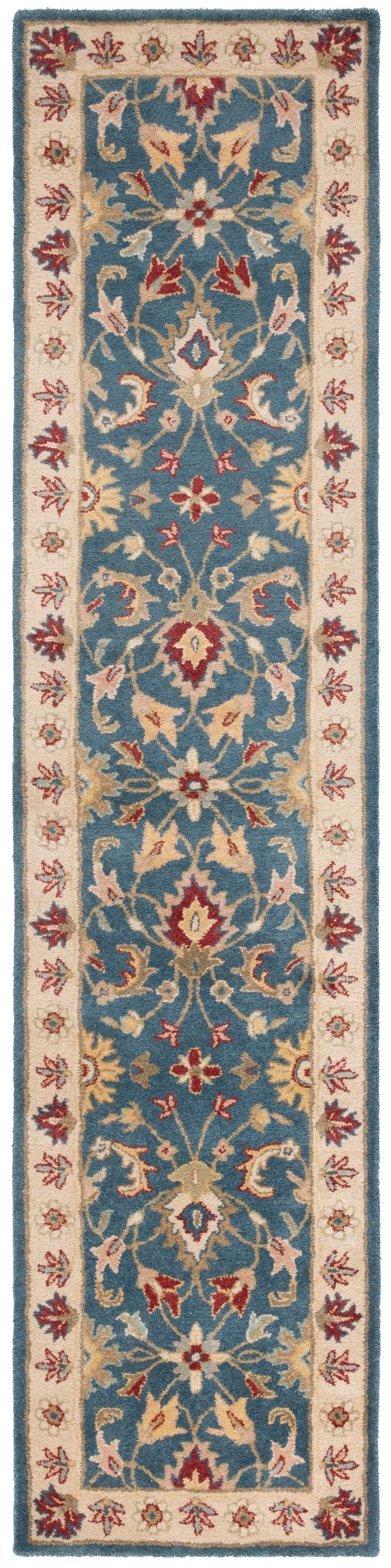 SAFAVIEH Antiquity Anderson Oriental Wool Runner Rug, Blue/Beige, 2'3" x 12'