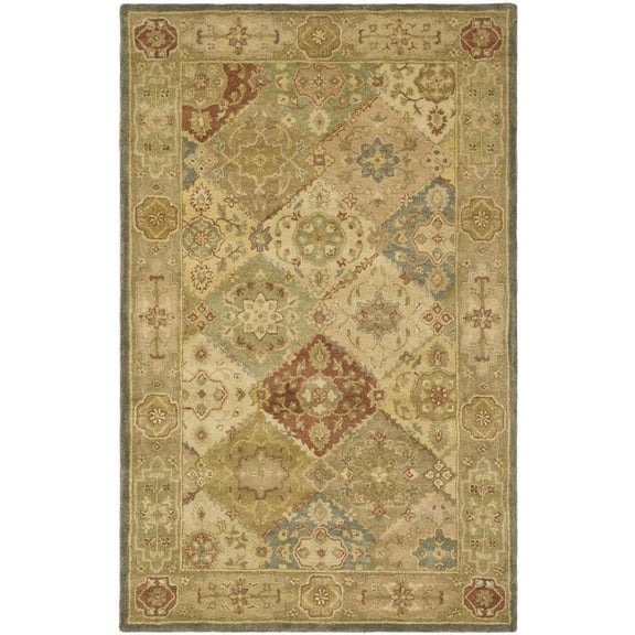 SAFAVIEH Antiquity Augustin Oriental Wool Area Rug, Multi/Beige, 7'6" x 9'6"
