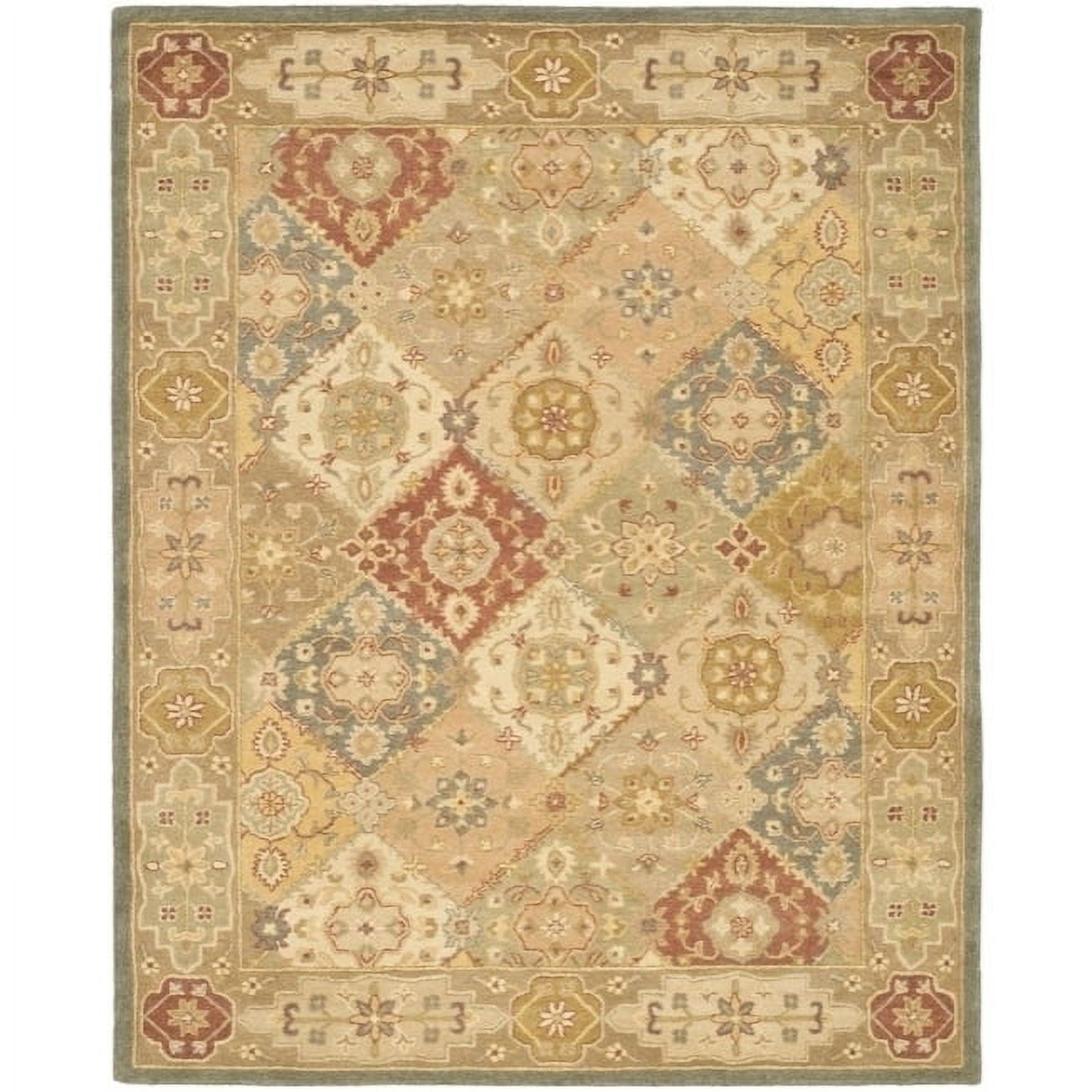Handmade Ivory Wool-Cotton Blend Tufted Rug 72"x22"