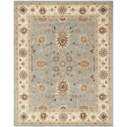 SAFAVIEH Antiquity Beaumont Oriental Area Rug, Light Blue/Ivory, 7'6" x 9'6" Oval