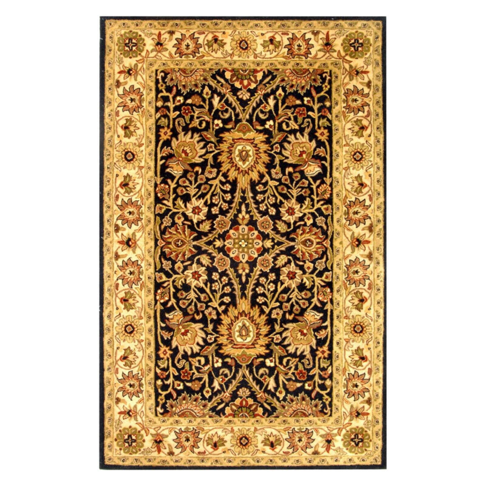 SAFAVIEH Antiquity Beaumont Oriental Runner Rug, Black/Ivory, 2'3" x 8'