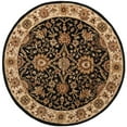 thumbnail image 1 of SAFAVIEH Antiquity Beaumont Traditional Wool Area Rug, Black/Ivory, 6' x 6' Round, 1 of 12