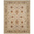 thumbnail image 1 of SAFAVIEH Antiquity Bernadette Floral Bordered Wool Area Rug, Grey Beige/Sage, 7'6" x 9'6", 1 of 9