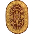 thumbnail image 1 of SAFAVIEH Antiquity Bethanie Traditional Wool Area Rug, Red/Gold, 4'6" x 6'6" Oval, 1 of 6