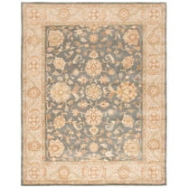 SAFAVIEH Antiquity Bethanie Traditional Wool Runner Rug, Blue/Beige, 2'3" x 14'