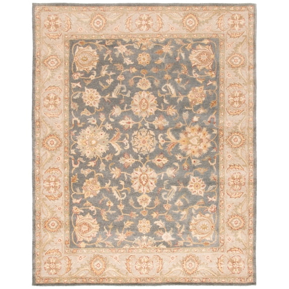 SAFAVIEH Antiquity Bethanie Traditional Wool Runner Rug, Blue/Beige, 2'3" x 14'