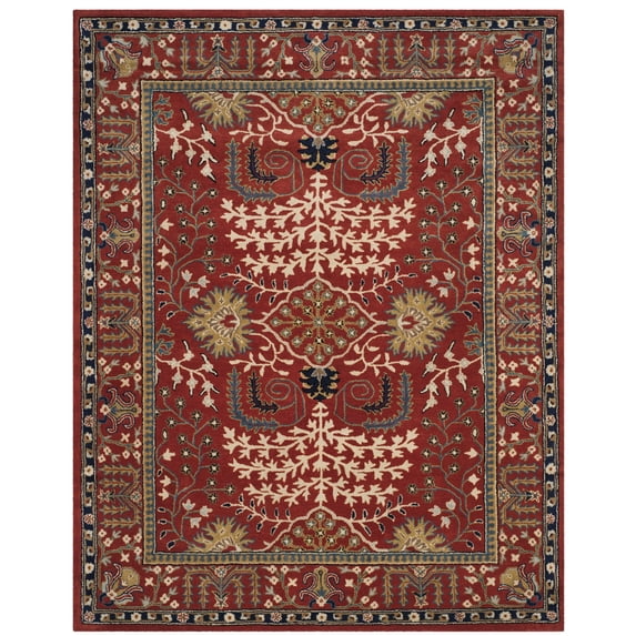 SAFAVIEH Antiquity Caelestinus Oriental Wool Area Rug, Red/Multi, 11' x 15'