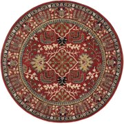 SAFAVIEH Antiquity Caelestinus Oriental Wool Area Rug, Red/Multi, 8' x 8' Round