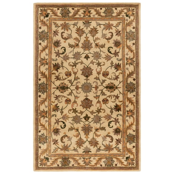 SAFAVIEH Antiquity Carmella Oriental Wool Area Rug, Gold, 5' x 8'