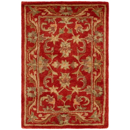 SAFAVIEH Antiquity Carmella Oriental Wool Area Rug, Red, 2' x 3'