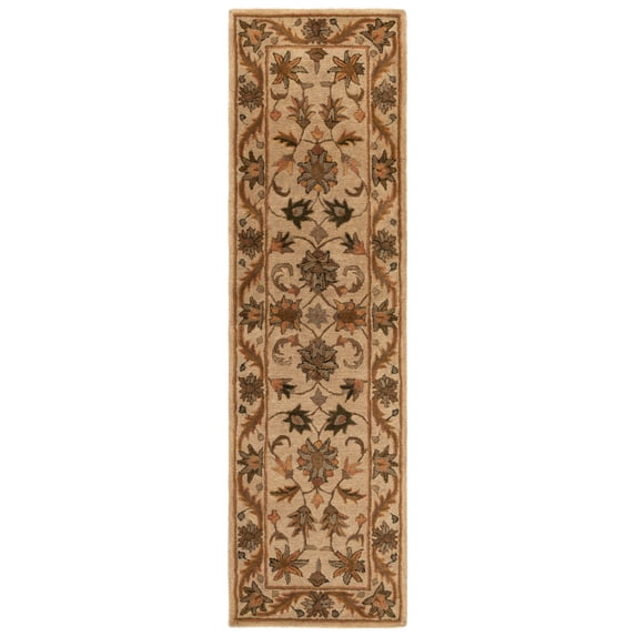 SAFAVIEH Antiquity Carmella Oriental Wool Runner Rug, Gold, 2'3" x 8'