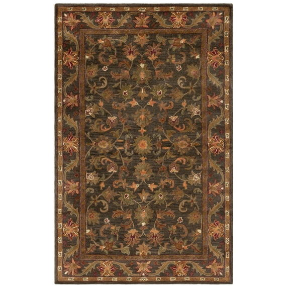 SAFAVIEH Antiquity Carmella Oriental Wool Area Rug, Green/Gold, 6' x 9'