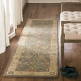 thumbnail image 1 of SAFAVIEH Antiquity Chanelle Oriental Wool Runner Rug, Blue/Ivory, 2'3" x 12', 1 of 9