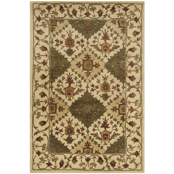 SAFAVIEH Antiquity Clarisse Oriental Wool Area Rug, Beige, 4' x 6'