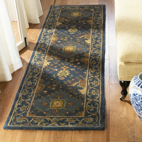 SAFAVIEH Antiquity Clarisse Oriental Wool Runner Rug, Blue, 2'3" x 12'
