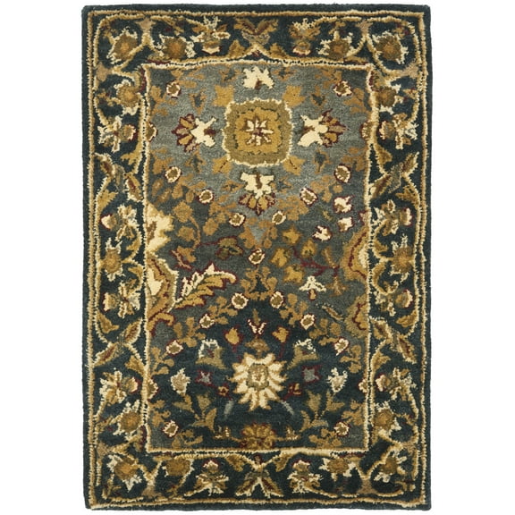 SAFAVIEH Antiquity Clarisse Oriental Wool Area Rug, Blue, 2' x 3'